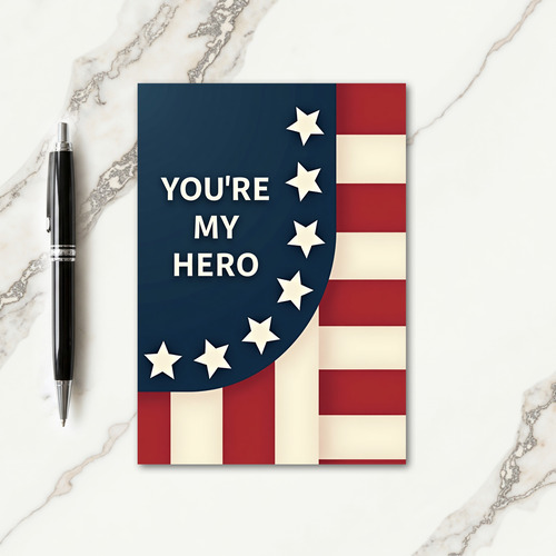 Heroic Fathers Day Star Card
