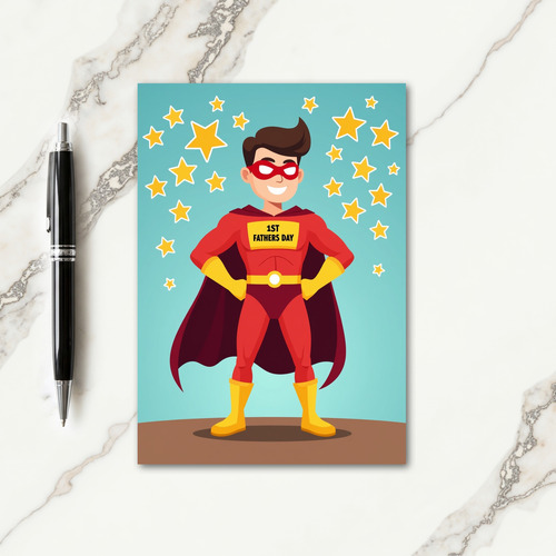 Heroic First Fathers Day Card