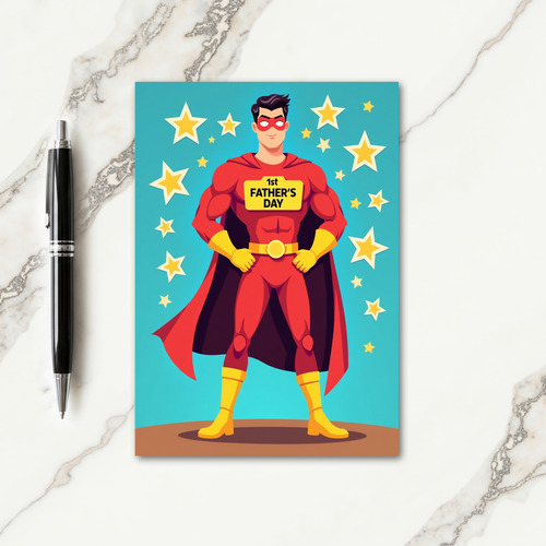 Heroic First Fathers Day Stellar Card