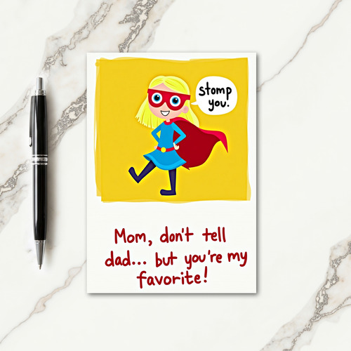 Heroic Mothers Day Art Card