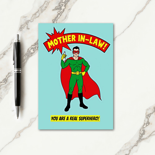 Heroic Mothers Day Hero Card