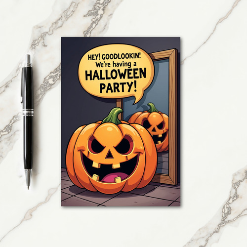 Hey Goodlookin Party Card