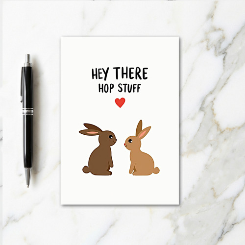 Hey There Hop Stuff Friend Card