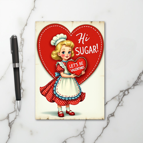 Hi Sugar Valentine Card