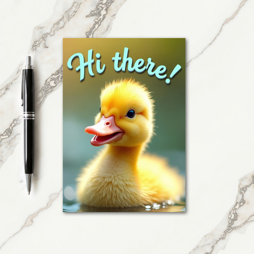 Hi There Little Duckling Card