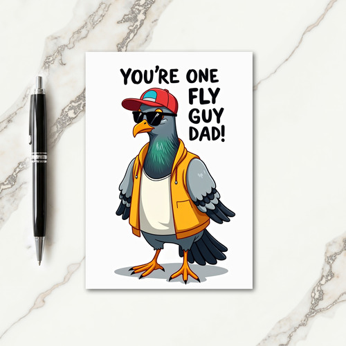 Hip Bird Youre One Fly Guy Card