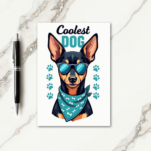 Hip Pet Fathers Day Card