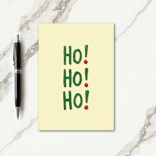Ho Ho Ho Festive Card