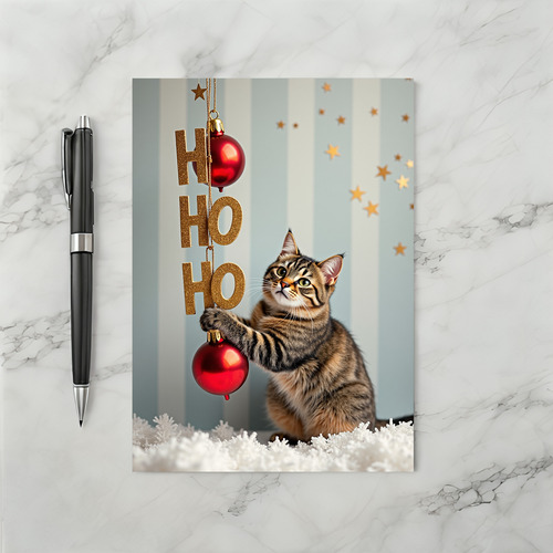 Ho Ho Ho Meowry Christmas Cat