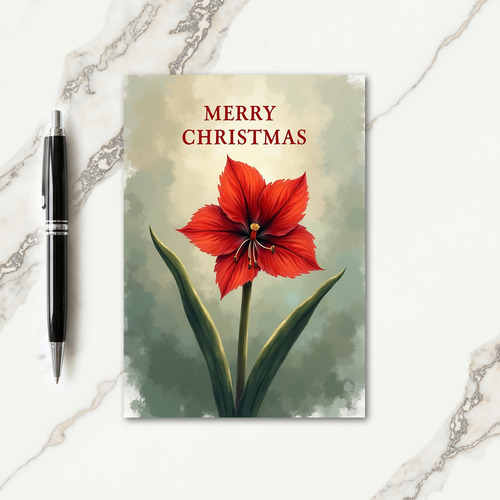 Holiday Blossom Art Card