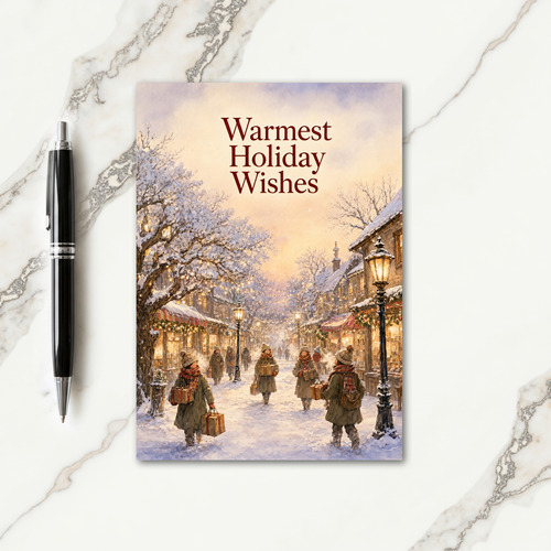 Holiday Wishes For Customers Card