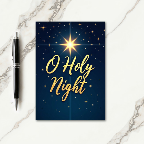 Holy Night Star Card
