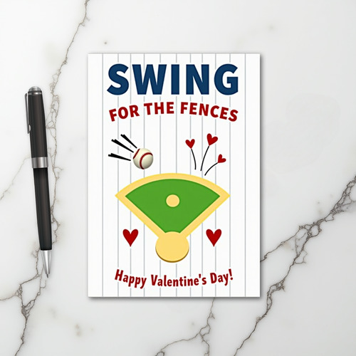 Home Run Love Valentine Card