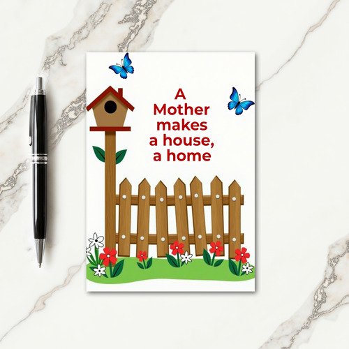 Home Sweet Home Mothers Day Card