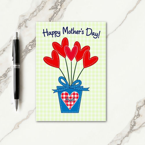 Homespun Heart Mothers Day Card