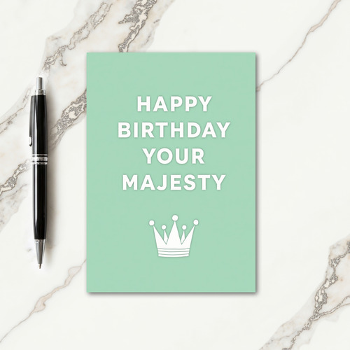 Honored Birthday Crown Card