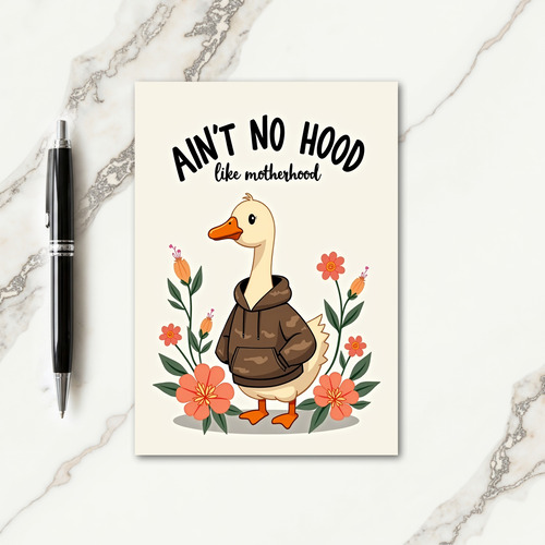 Hood Like Motherhood Art Card