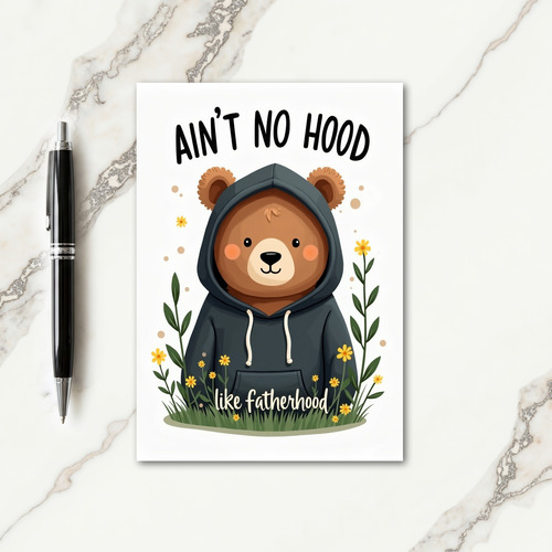 Hooded Creature Fathers Day Card