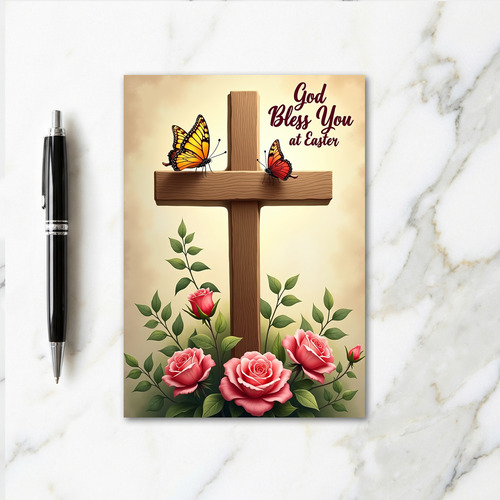 Hope And Beauty Cross Card