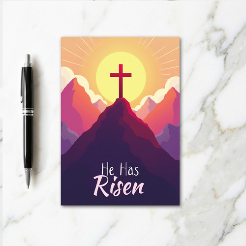 Hope And Renewal Mountain Scene Card