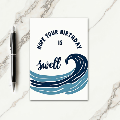 Hope Birthday Ocean Wave Card