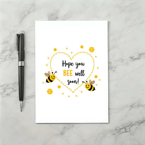 Hope you bee well soon Card