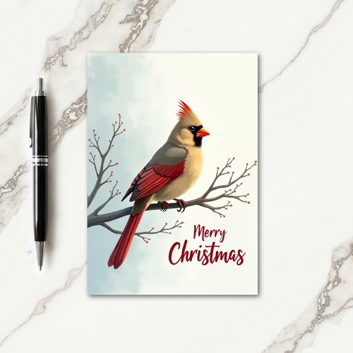 Hopeful Bird Christmas Card