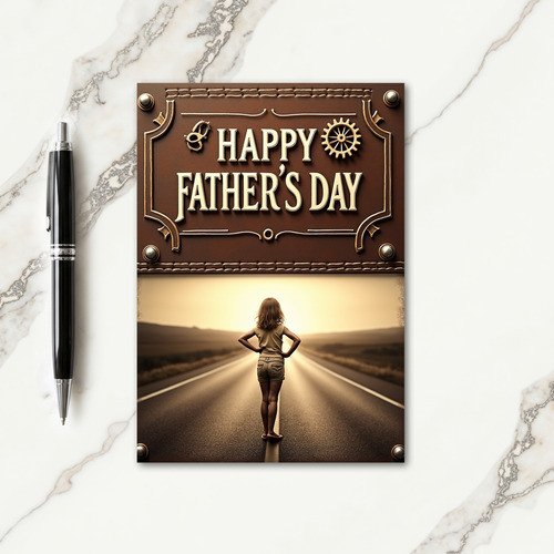 Hopeful Fathers Day Scene Card