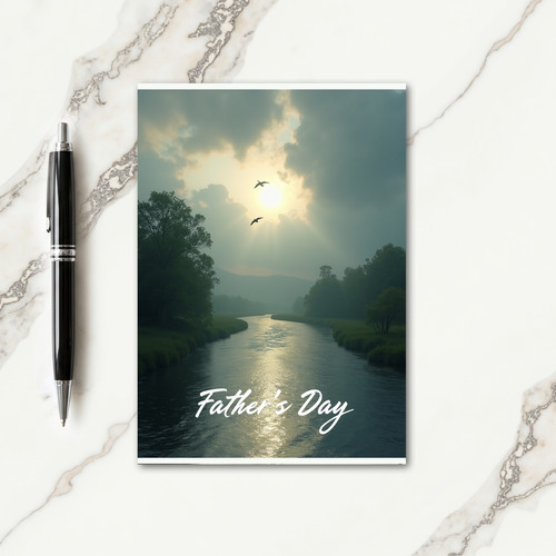 Hopeful Fathers Day Vista Card