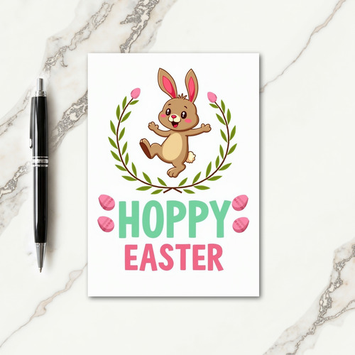 Hoppy Easter Animal Friend Card