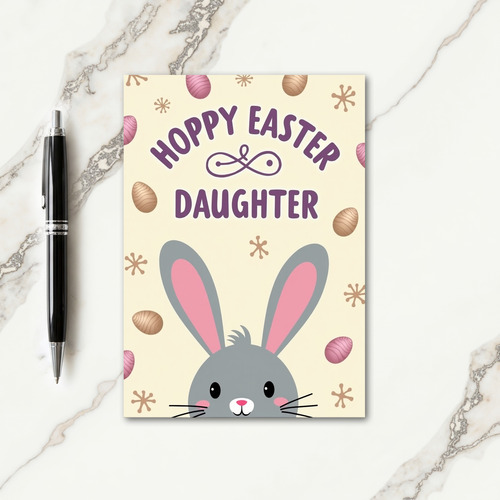 Hoppy Easter Daughter Card