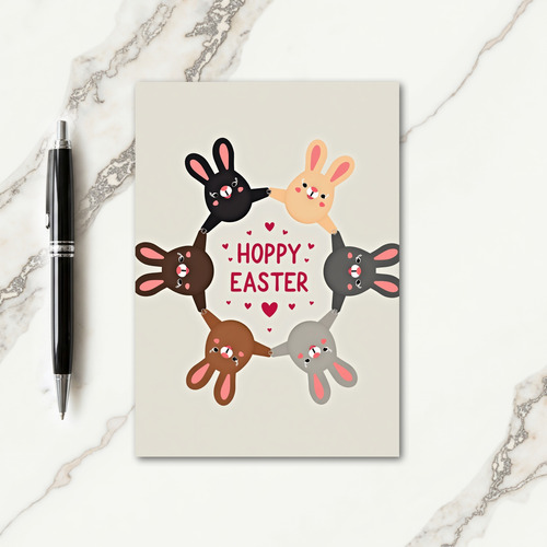 Hoppy Easter Friends Greeting Card