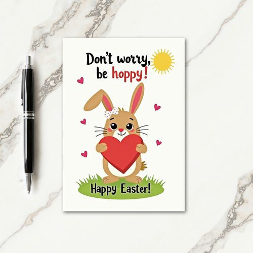 Hoppy Easter Greetings Card