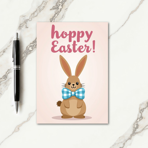 Hoppy Easter Rabbit Friend Card