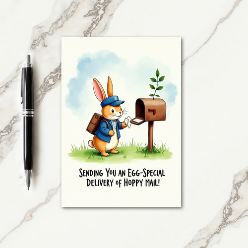 Hoppy Mail Delivery Card