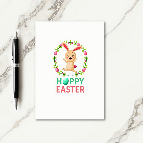 Hoppy Spring Animal Card