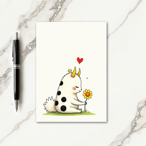 Horned Friend Mothers Day Love Card
