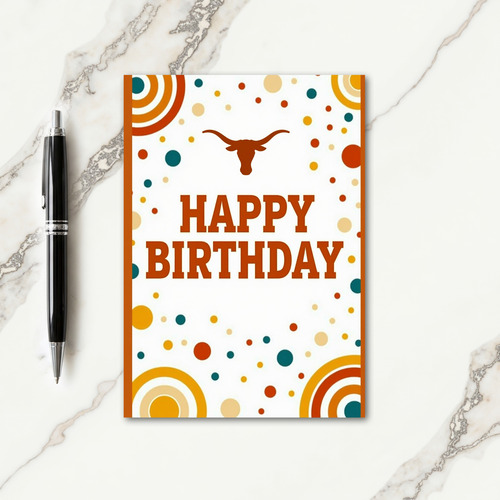 Horned Head Birthday Card