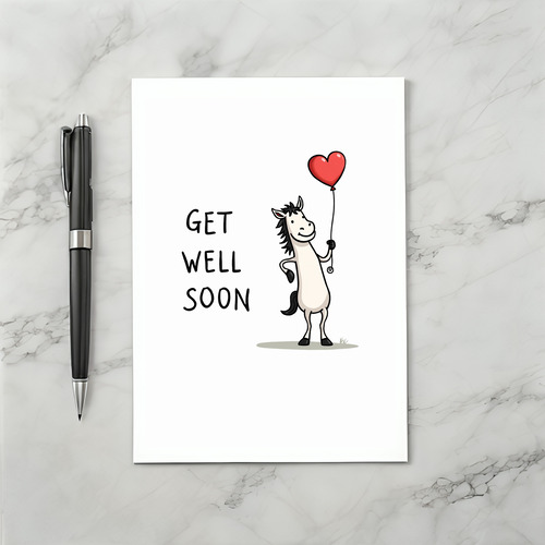 Horse Get Well Card