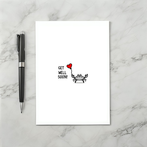 Horseshoe Crab Get Well Card