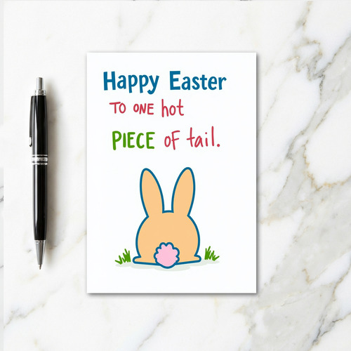 Hot Piece Happy Easter Card