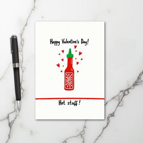Hot Stuff Valentines Card