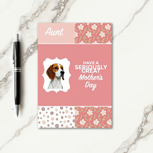 Hound Dog Sweet Mothers Day Card