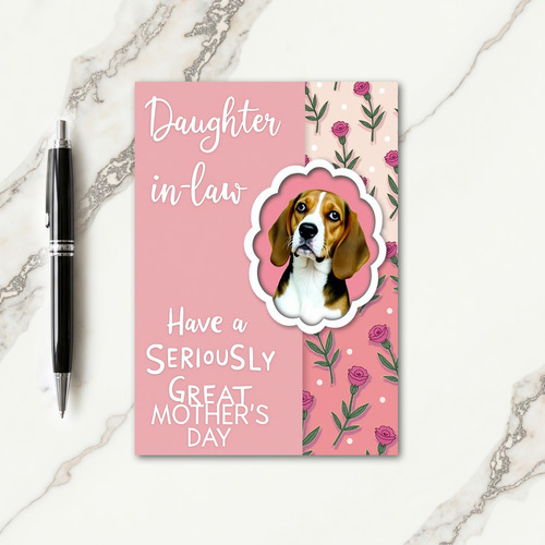 Hound Portrait Mothers Day Card