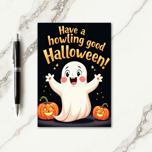 Howling Good Halloween Card