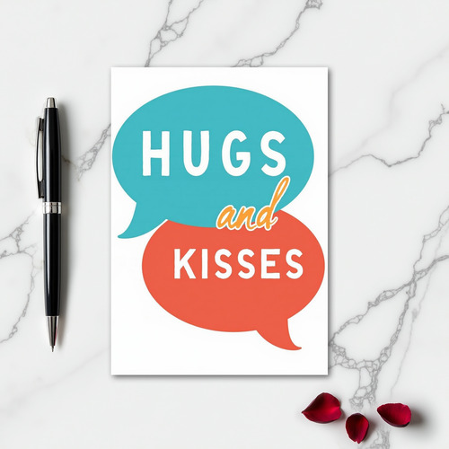 Hugs And Kisses Graphic Card