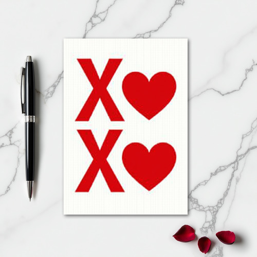 Hugs And Kisses Heartfelt Card