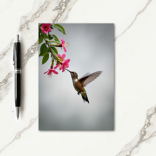 Hummingbird Flower Mothers Day Card