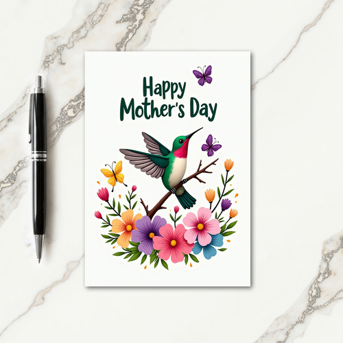 Hummingbird Mothers Day Card