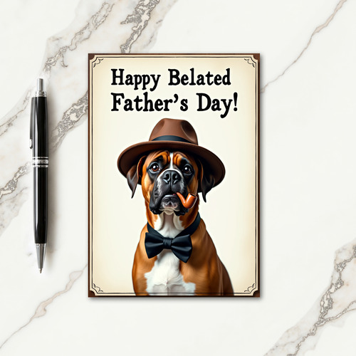Humorous Animal Fathers Day Card